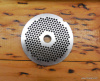 European Style Stainless Steel #12 Grinder Plate 1/8" Holes for Biro 812 Grinder